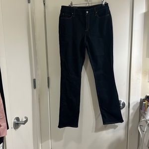 Ann Taylor Jeans Black sz 12 The Slim curvy fit